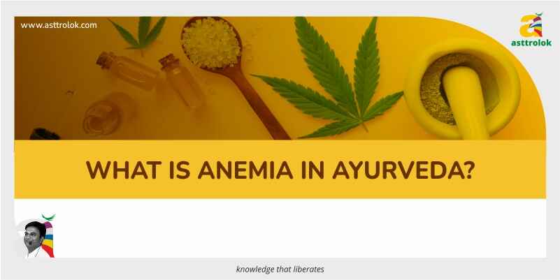 What is Anemia in ayurveda?